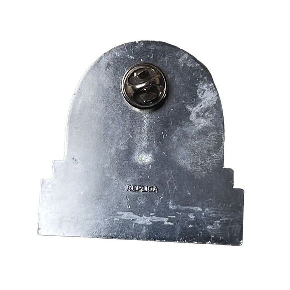 New Alcatraz Correctional Officer Silver Tone Hat Pin Brooch Costume Dress Up - Picture 3 of 3